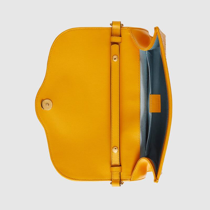 Gucci Horsebit 1955 Small Shoulder Bag 655667 Yellow